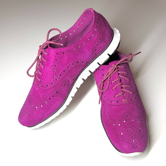 Cole Haan Women’s Zerogrand Wild Aster Pink Lace Up Comfort Shoes Size- 7.5 B - Picture 3 of 11